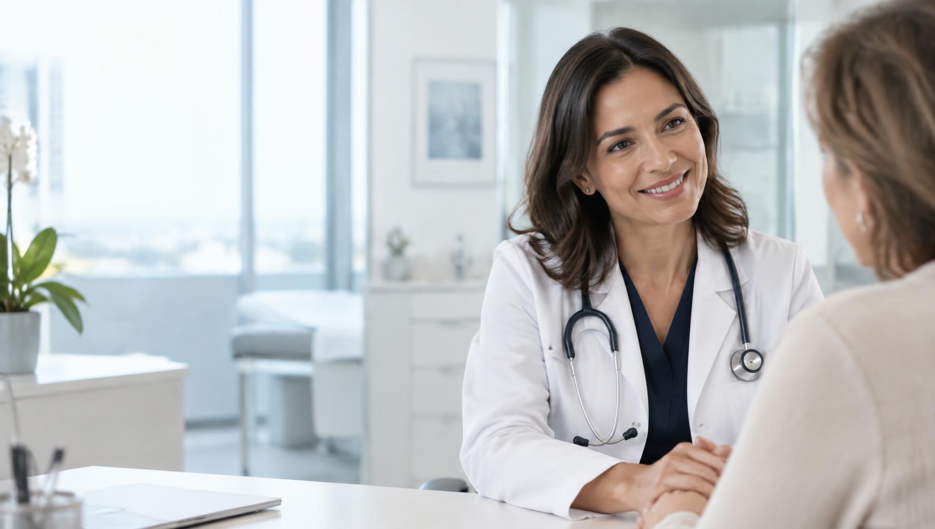 Atendimento acolhedor em uma consulta médica — imagem ilustrativa